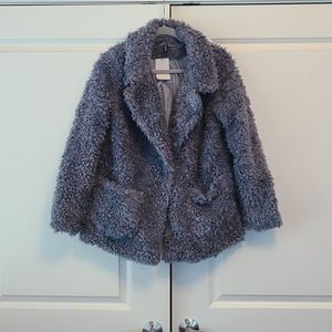 💙H&M Faux Furry Coat💙